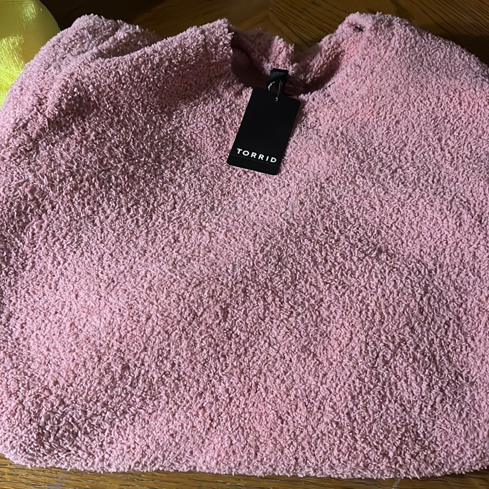COPY - Torrid pink sweater